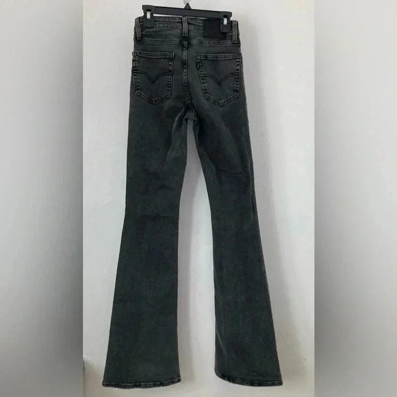 Levi’s 726 HIGH RISE FLARE WOMEN'S JEANS DARK WASH SIZE 23 - Picture 4 of 15